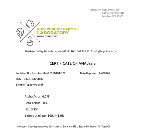 SAAZ US - 2026 Leaf
